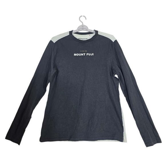 Once We Were Warriors Mount Fuji Long Sleeve Shirt japanese streetwear Katana - Picture 2 of 9